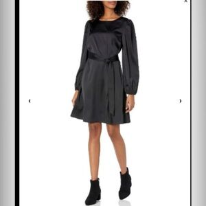 THE DROP / Women’s Belted Silky Dress / Belt / NWT $60
